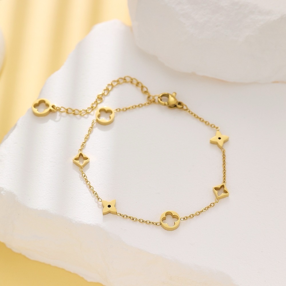Elegant Gold Charm Bracelet